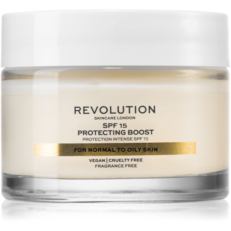 Revolution Skincare Moisture Cream crema hidratanta pentru piele normala si mixta SPF 15 50 ml