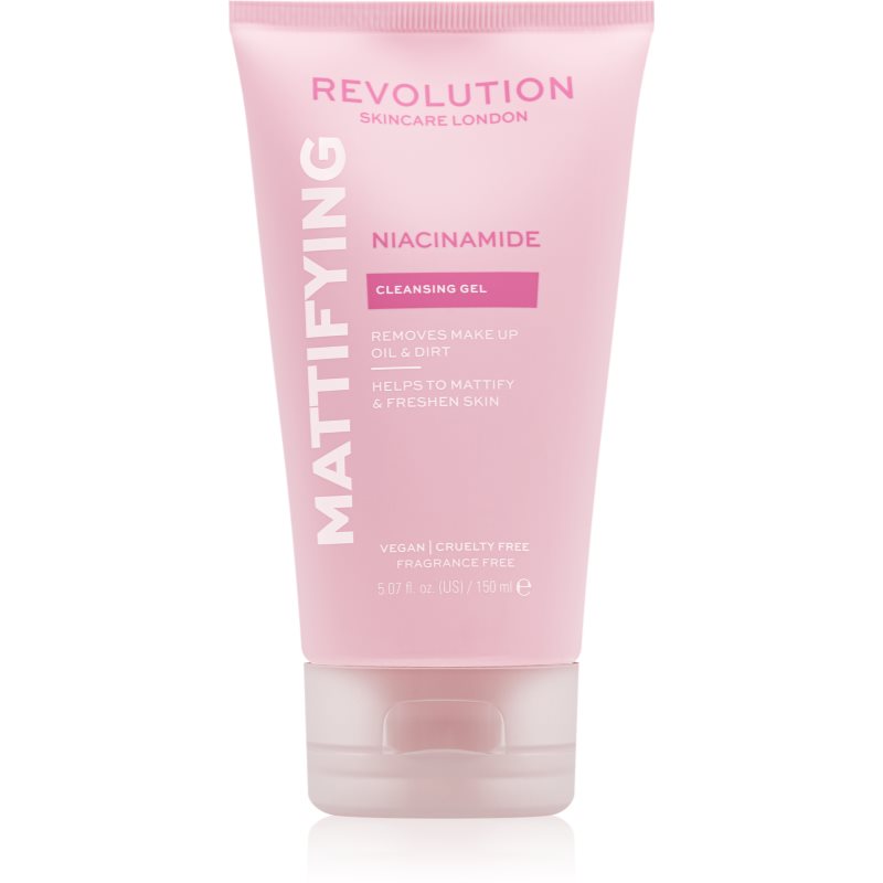 Revolution Skincare Niacinamide Mattify gel matifiant de curatare 150 ml