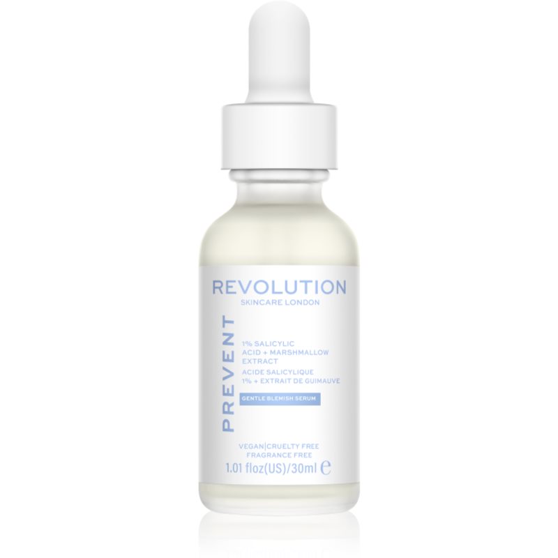 Revolution Skincare Super Salicylic 1% Salicylic Acid & Marshmallow Extract Ser pentru a reduce porii dilatati si punctele negre 30 ml