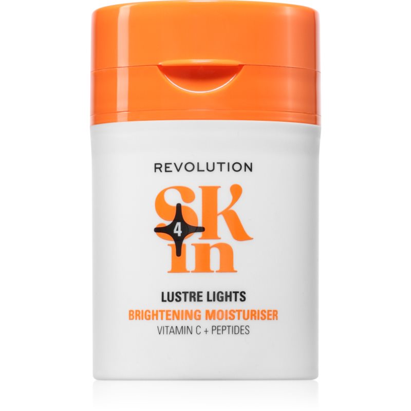 Revolution Skincare Be Bright Lustre Lights crema iluminatoare cu peptide 50 ml