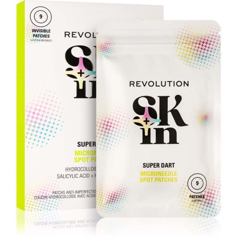 Revolution Skincare Super Dart Microneedle Spot Patches plasturi pentru piele problematică 9 buc