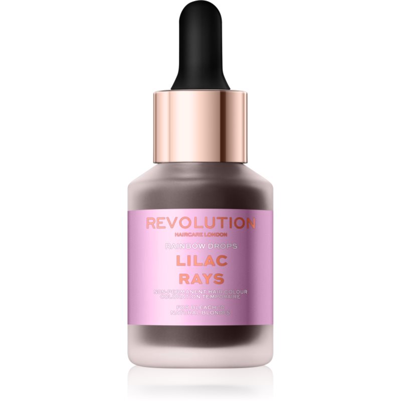 Revolution Haircare Rainbow Drops vopsea de par tonifianta culoare Lilac Rays 30 ml