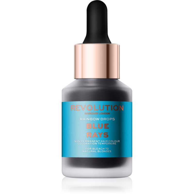 Revolution Haircare Rainbow Drops vopsea de par tonifianta culoare Blue Rays 30 ml