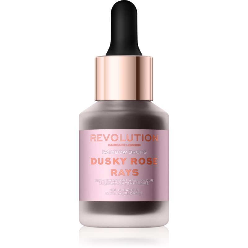 Revolution Haircare Rainbow Drops vopsea de par tonifianta culoare Rose Rays 30 ml