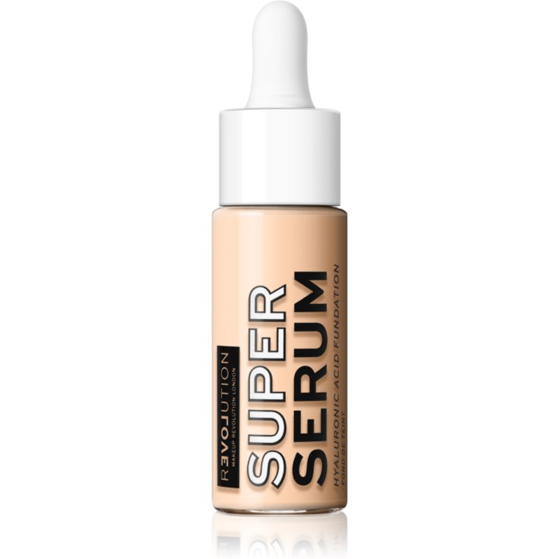 Revolution Relove Super Serum make-up cu textura usoara cu acid hialuronic culoare F1 25 ml