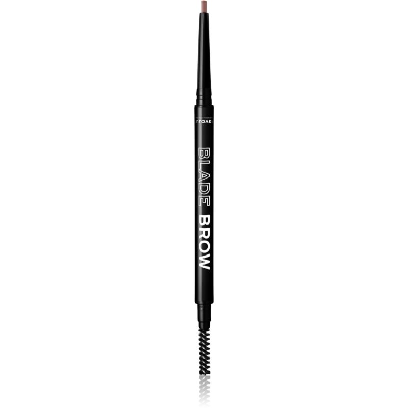 Revolution Relove Blade Brow creion pentru sprancene cu pensula culoare Brown 0,1 g