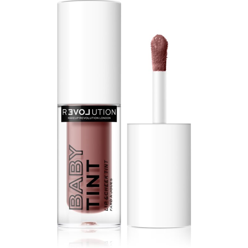 Revolution Relove Baby Tint blush lichid și luciu de buze culoare Blush 1.4 ml