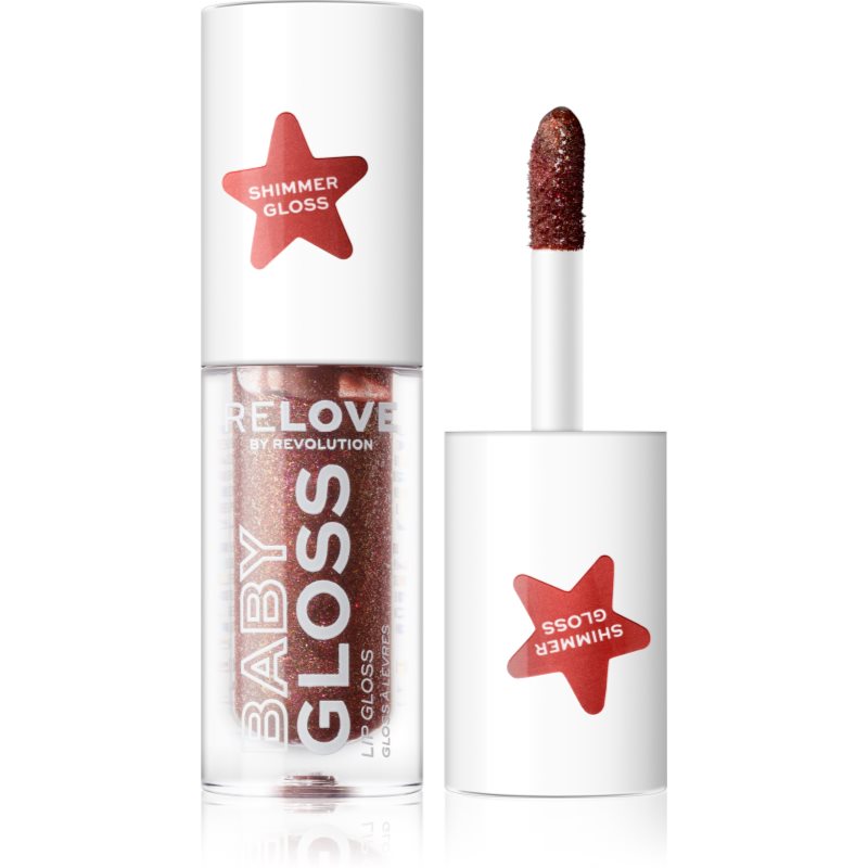 Revolution Relove Baby Gloss Shimmer Luciu de Buze sclipitor culoare Shimmer Autumn 1.8 ml