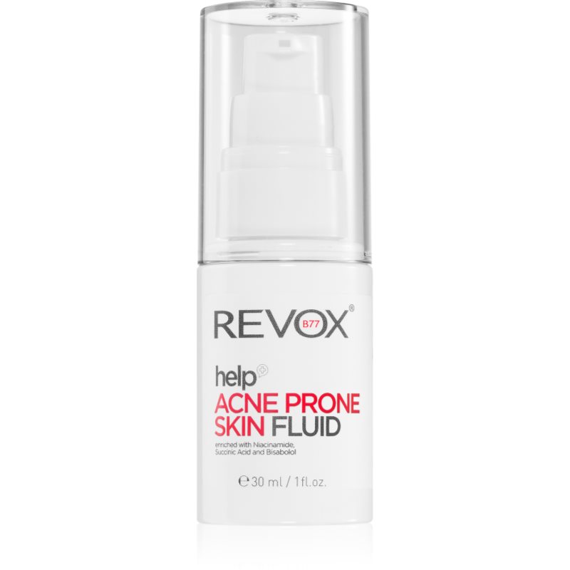 Revox B77 Help Acne Prone Skin Fluid Fluid pentru hidratare usoara pentru ten acneic 30 ml