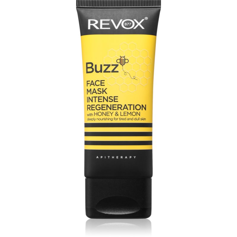 Revox B77 Buzz Face Mask Intense Regeneration Mască facială regeneratoare cu efect de nutritiv Lemon & Honey 65 ml