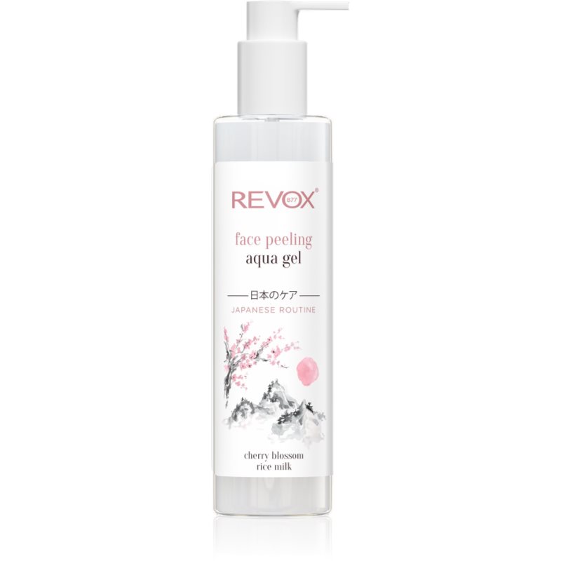 Revox B77 Japanese Routine Face Peeling Aqua Gel curatare usoara dupa exfoliere faciale 250 ml Revox B77 Japanese Routine Face Peeling Aqua Gel curatare usoara dupa exfoliere faciale 250 ml