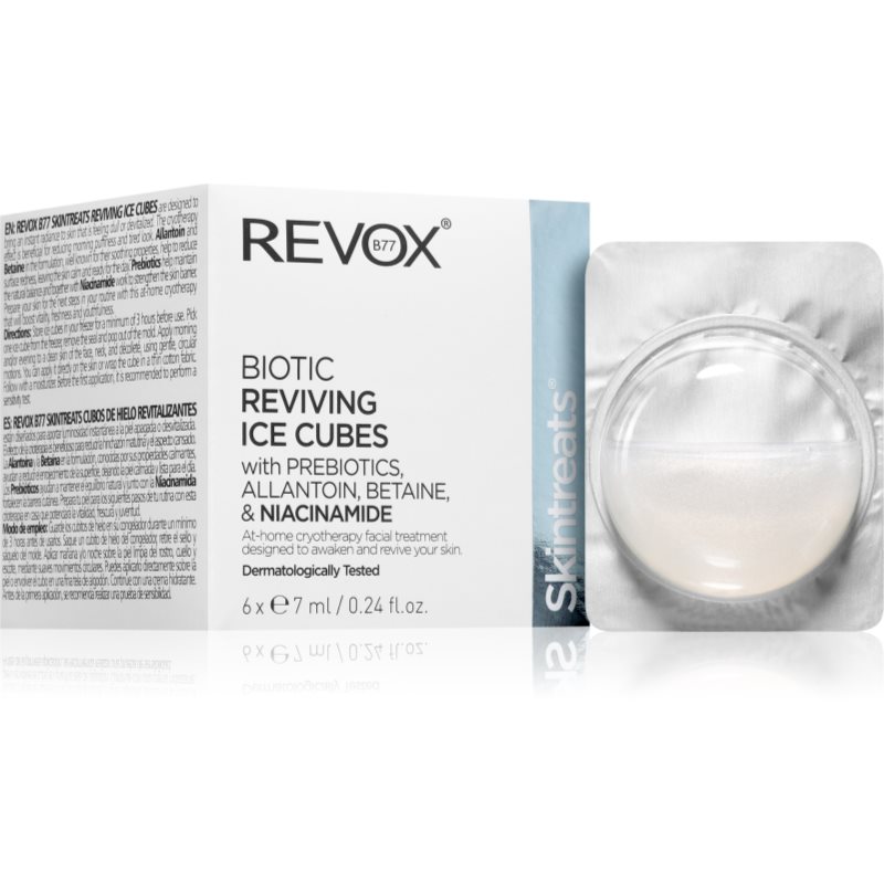 Revox B77 Skintreats Biotic Reviving Ice Cubes kryo-gel cu efect revitalizant 6x7 ml