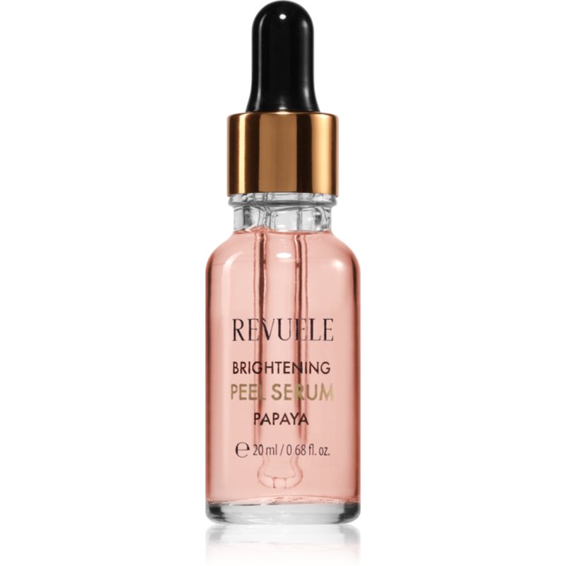 Revuele Brightening Papaya Peel Serum ser exfoliant de netezire pentru o piele mai luminoasa 20 ml