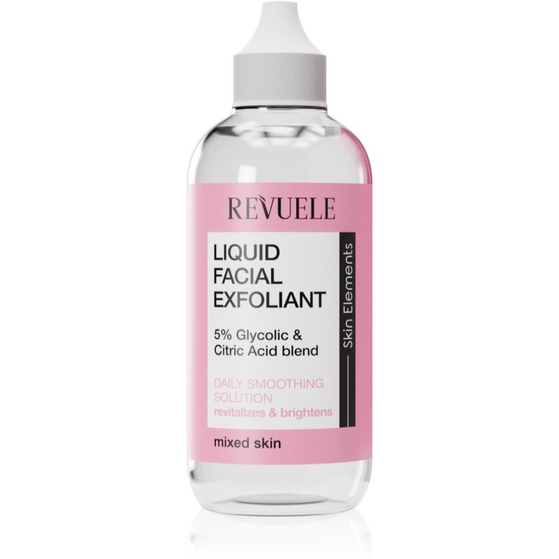 Revuele Liquid Facial Exfoliant 5% Glycolic + Citric Acid blend serum cu efect exfoliant pentru ten mixt 125 ml