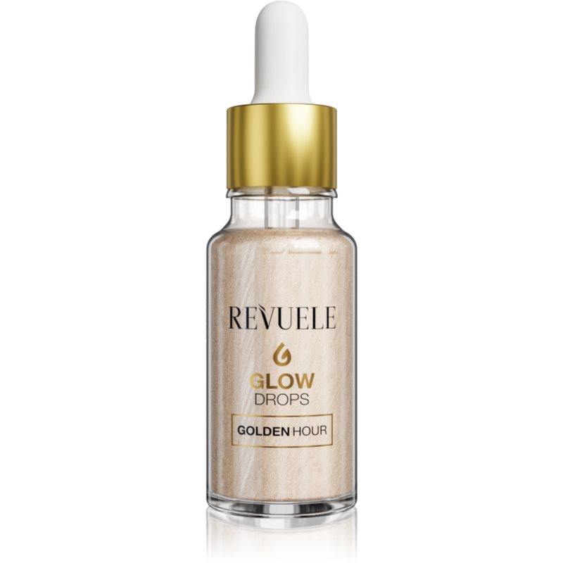 Revuele Glow Drops Golden Hour ser cu efect iluminator corp si fata 20 ml