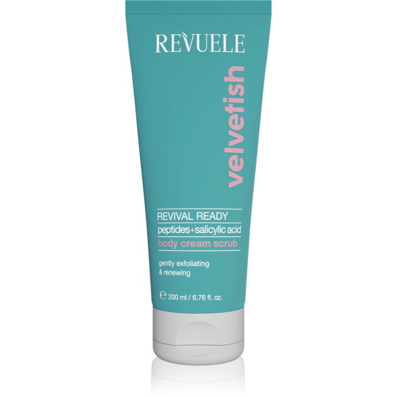 Revuele Velvetish Revival Ready Body Cream Scrub exfoliant delicat pentru corp cu efect revitalizant 200 ml