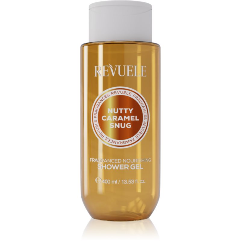 Revuele Nutty Caramel Snug Fragranced Nourishing Shower Gel gel parfumat pentru duș cu efect de nutritiv pentru femei 400 ml