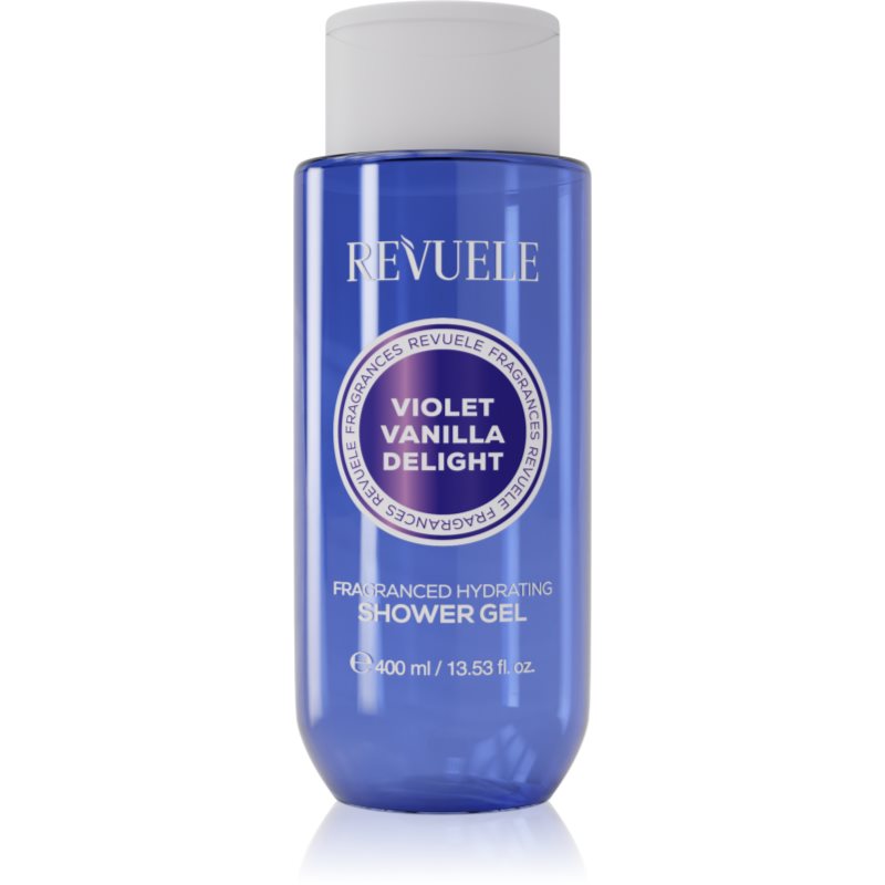 Revuele Violet Vanilla Delight Fragranced Hydrating Shower Gel gel parfumat pentru duș cu efect de hidratare pentru femei 400 ml