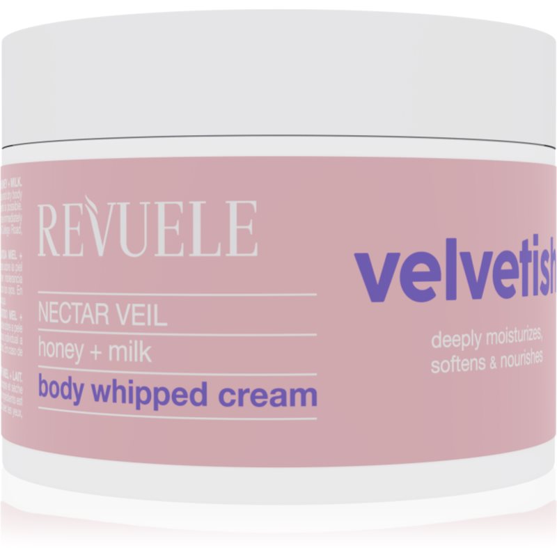 Revuele Velvetish Nectar Veil Body Whipped Cream crema de corp hidratanta Honey + Milk 300 ml