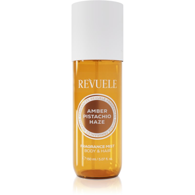 Revuele Amber Pistachio Haze Fragrance Mist brumă parfumată pentru corp si par pentru femei 150 ml