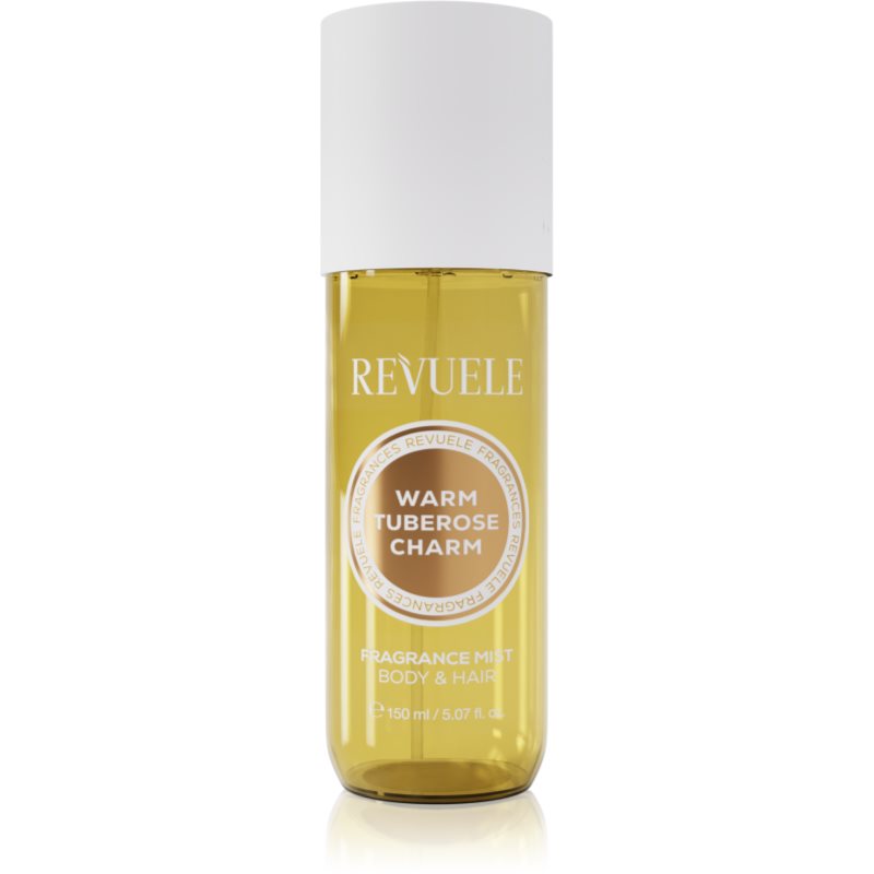 Revuele Warm Tuberose Charm Fragrance Mist brumă parfumată pentru corp si par pentru femei 150 ml