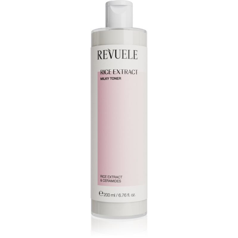 Revuele Rice Extract Milky Toner loțiune tonică cu lapte reface bariera protectoare a pielii 200 ml