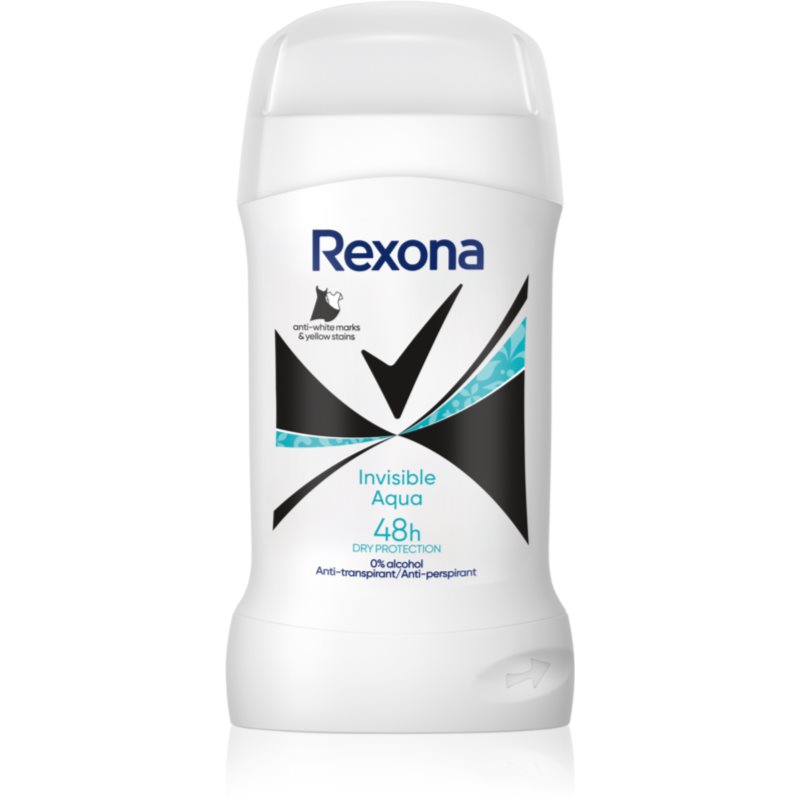 Rexona Invisible Aqua deodorant solid împotriva petelor albe 50 ml