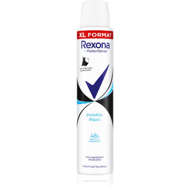 Rexona Invisible Aqua spray anti-perspirant 200 ml