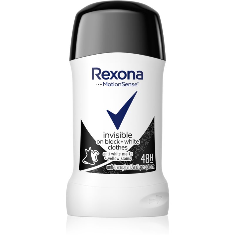 Rexona Invisible on Black + White Clothes Antiperspirant antiperspirant puternic 48 de ore 40 ml