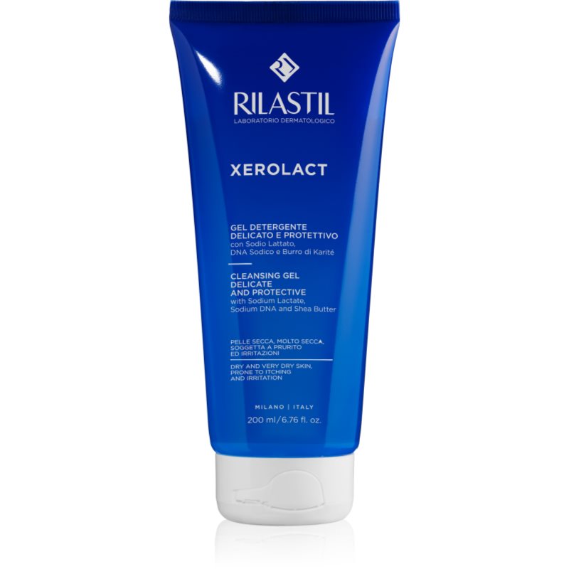 Rilastil Xerolact Cleansing Gel gel de curățare blând pentru pielea uscata sau foarte uscata 200 ml