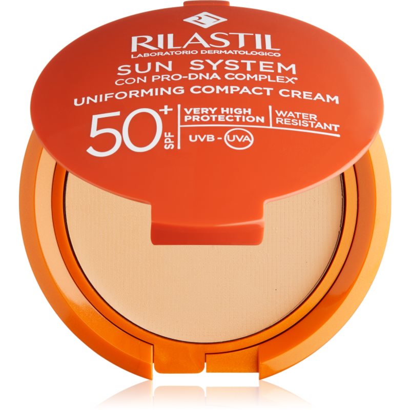Rilastil Sun System make-up compact SPF 50+ culoare Beige 10 g