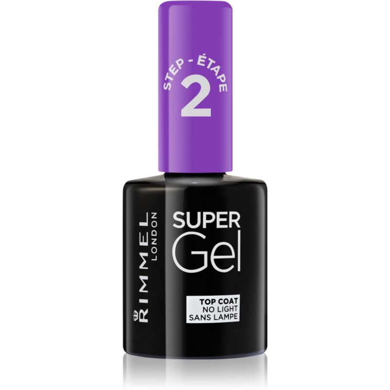 Rimmel Super Gel Step 2 Glitter lac de unghii/parte sus pentru stralucire 12 ml