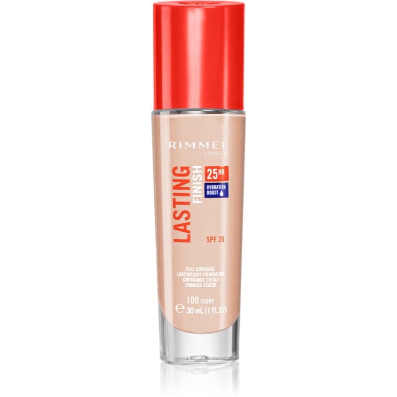 Rimmel Lasting Finish 25H fond de ten lichid SPF 20 culoare 201 Classic Beige 30 ml