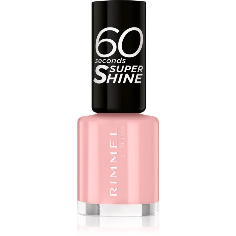 Rimmel 60 Seconds Super Shine lac de unghii culoare 262 Ring A Ring O´Roses 8 ml