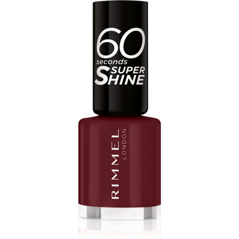 Rimmel 60 Seconds Super Shine lac de unghii culoare 340 Berries And Cream 8 ml