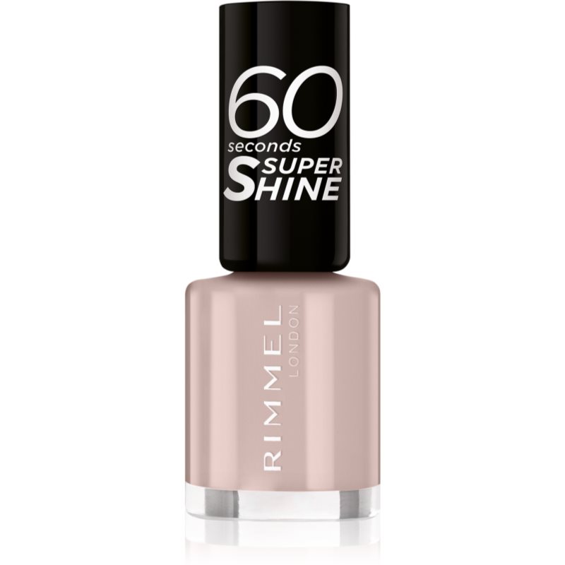 Rimmel 60 Seconds Super Shine lac de unghii culoare 500 Caramel Cupcake 8 ml