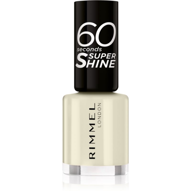 Rimmel 60 Seconds Super Shine lac de unghii culoare 730 Silver Bullet 8 ml