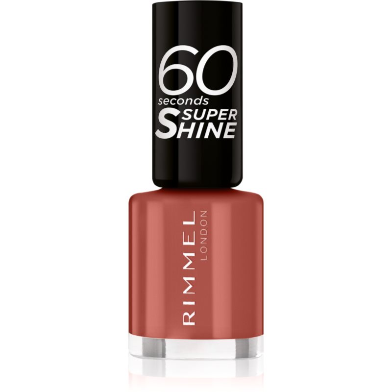 Rimmel 60 Seconds Super Shine lac de unghii culoare 707 Tan-A-Cotta 8 ml