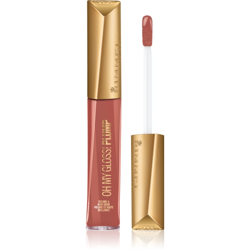 Rimmel Oh My Gloss! Plump lip gloss culoare Spiced Nude 6.5 ml