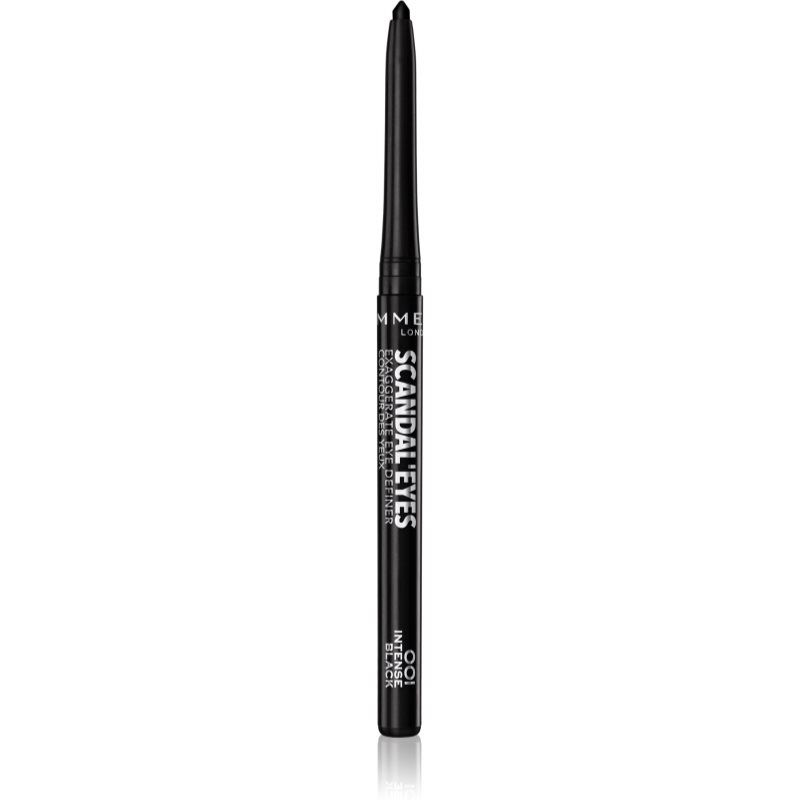 Rimmel ScandalEyes Exaggerate dermatograf automat culoare 001 Intense Black 0,35 g