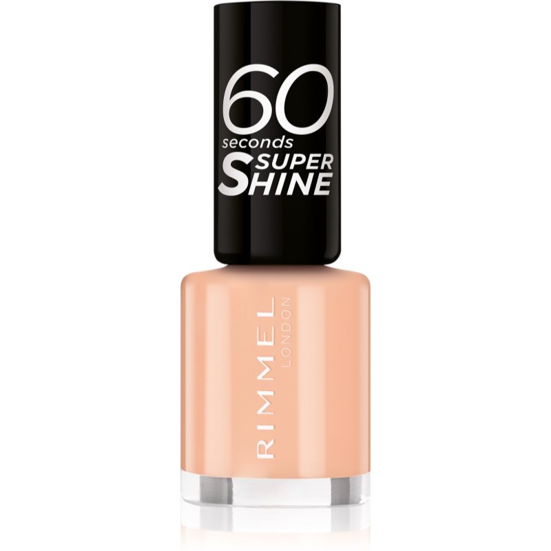 Rimmel 60 Seconds Super Shine lac de unghii culoare 401 Nude Nostalgia 8 ml