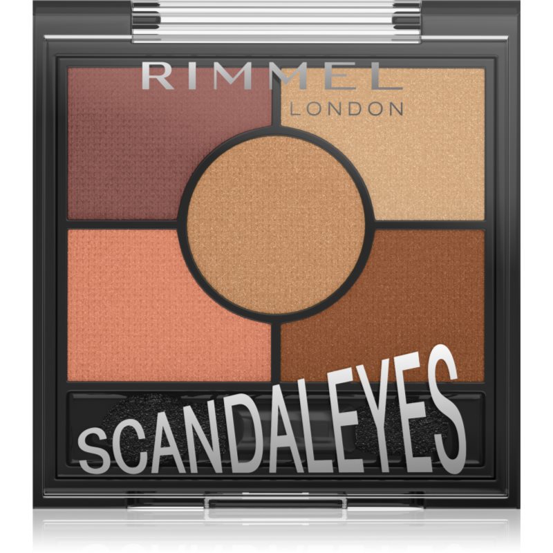 Rimmel ScandalEyes paletă cu farduri de ochi culoare 005 Sunset Bronze 3.8 g