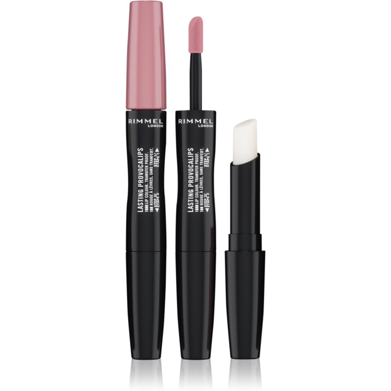Rimmel Lasting Provocalips Double Ended ruj cu persistenta indelungata culoare 220 Come Up Roses 3,5 g