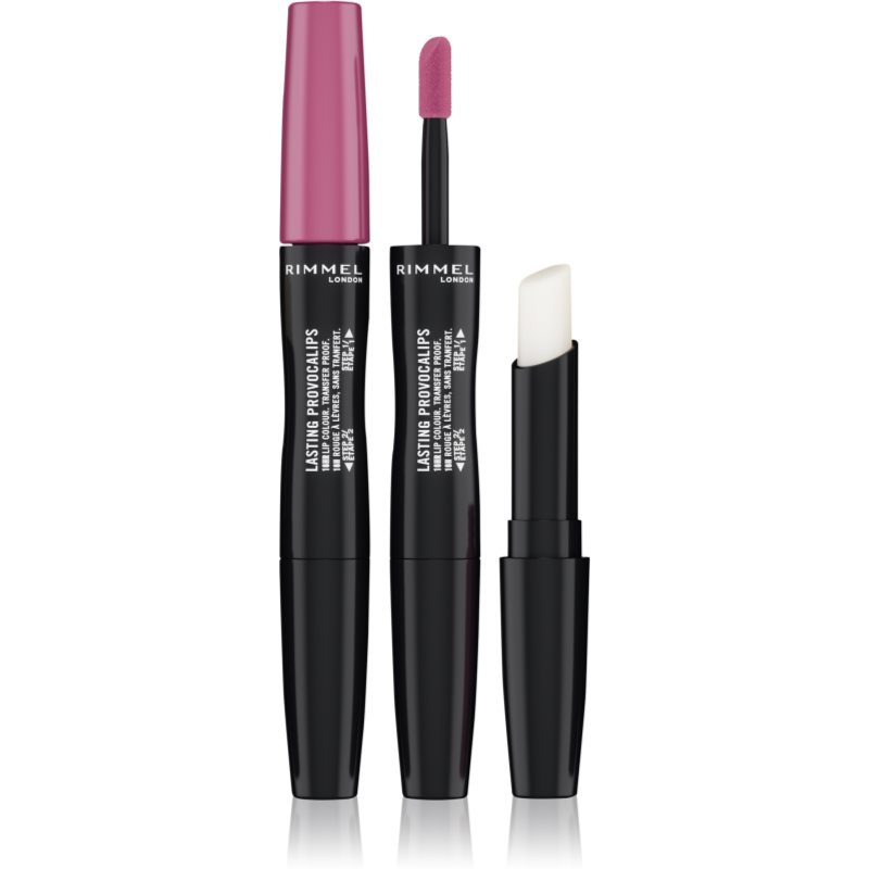 Rimmel Lasting Provocalips Double Ended ruj cu persistenta indelungata culoare 410 Pinky Promise 3,5 g