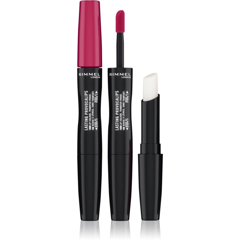Rimmel Lasting Provocalips Double Ended ruj cu persistenta indelungata culoare 310 Pouting Pink 3,5 g