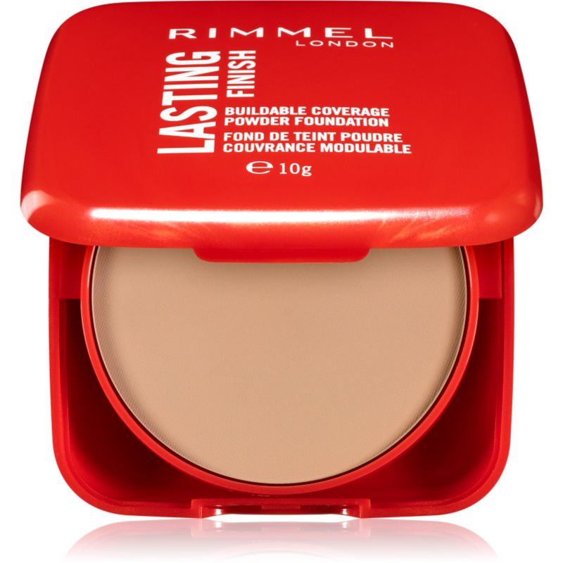 Rimmel Lasting Finish Buildable Coverage pudră compactă culoare 004 Rose Ivory 7 g