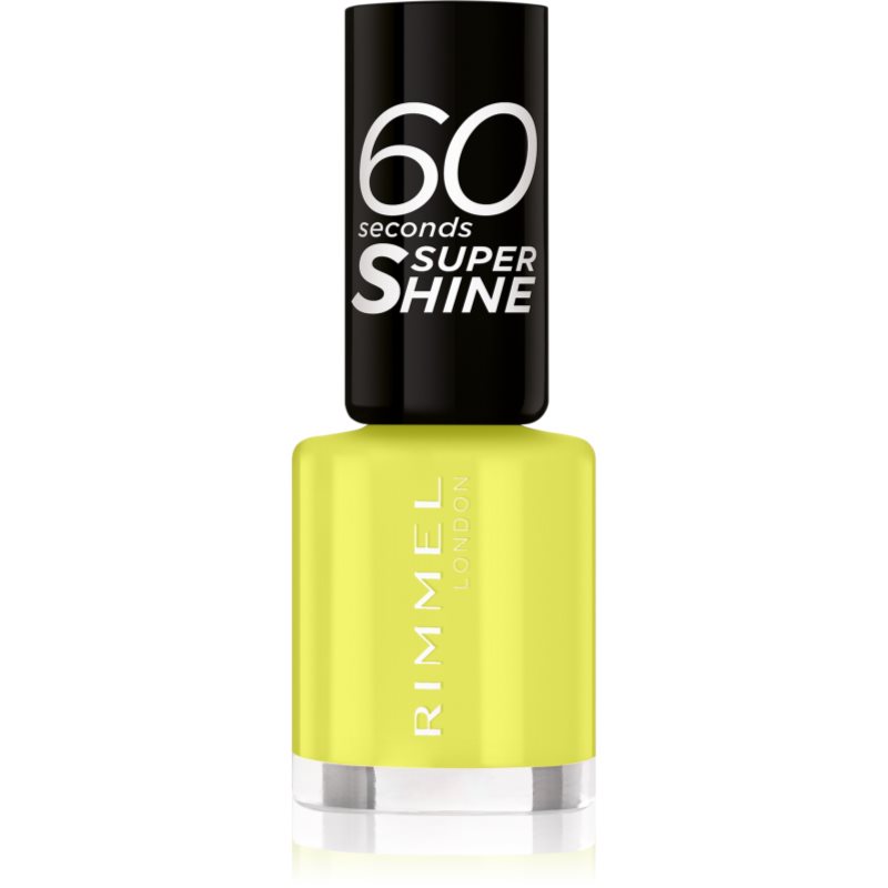 Rimmel 60 Seconds Super Shine lac de unghii culoare 155 Beach Breeze Please 8 ml