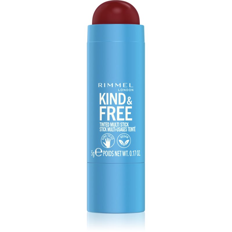 Rimmel Kind & Free machiaj multifuncțional pentru ochi, buze și față culoare 005 Berry Sweet 5 g