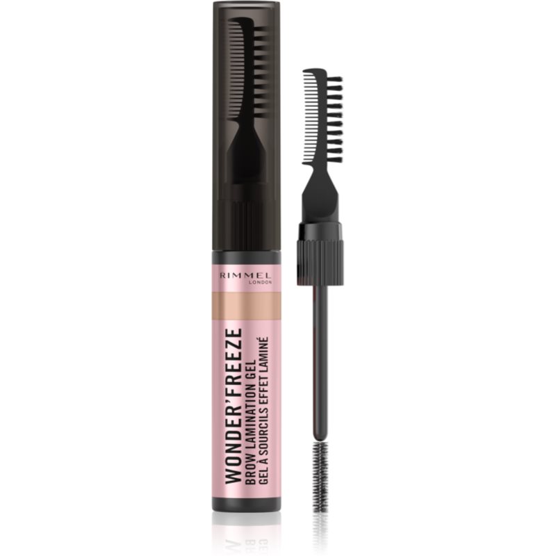 Rimmel Wonder'Freeze gel mascara pentru sprâncene culoare 002 Blonde 6 g