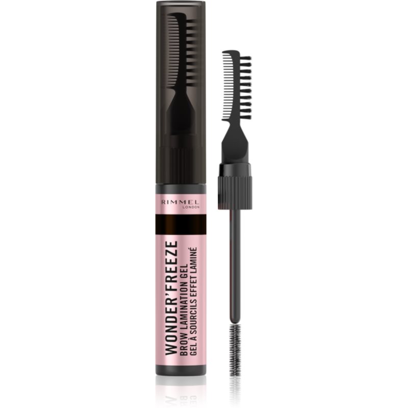 Rimmel Wonder\'Freeze gel mascara pentru sprâncene culoare 004 Deep Brown 6 g